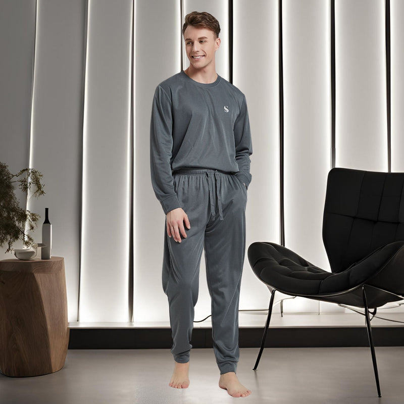 "Sleep Like a Boss: The Long Sleeve Jogger PJ's That'll Make You Feel Like a CEO - SaneShoppe"