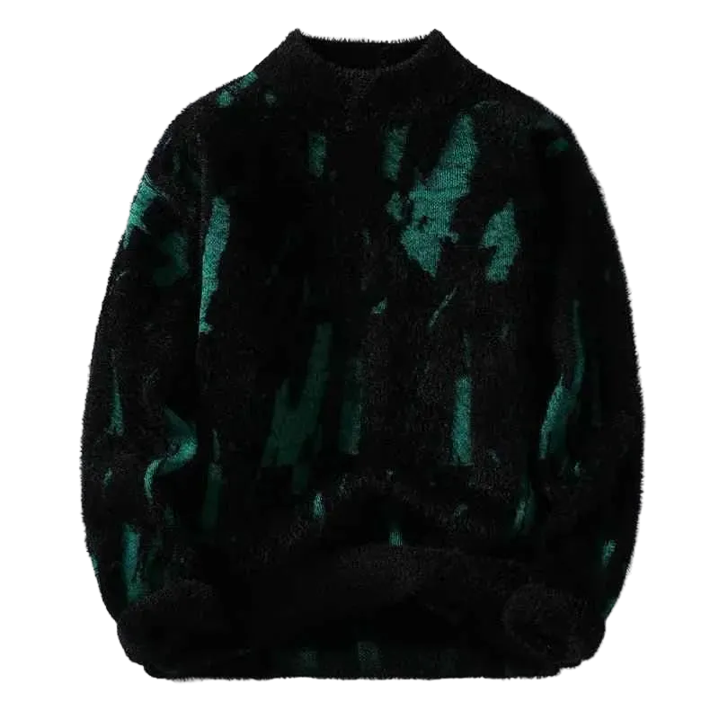 Fashion Sweaters/Male Loose Casual Knitted Pullover Round Neck Sweaters M-3XL