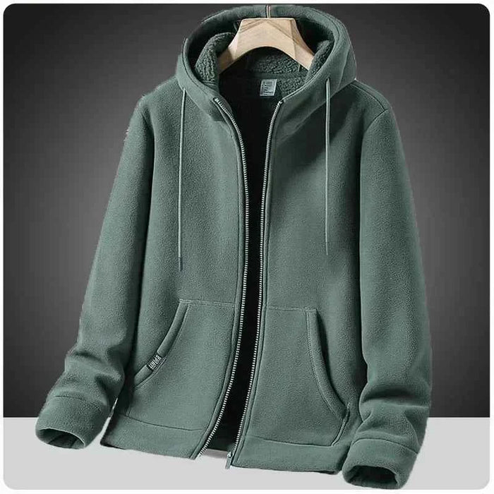 Outdoor Polar Fleece Hoodie Jacket for Men and Women