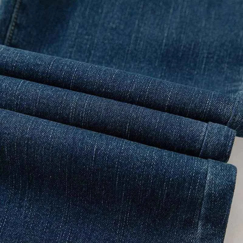 High Waist Slim Flare Jeans For Women Korean Casual Skinny Denim Pants Streetwear Pantalones Vintage Vaqueros Stretch Trousers