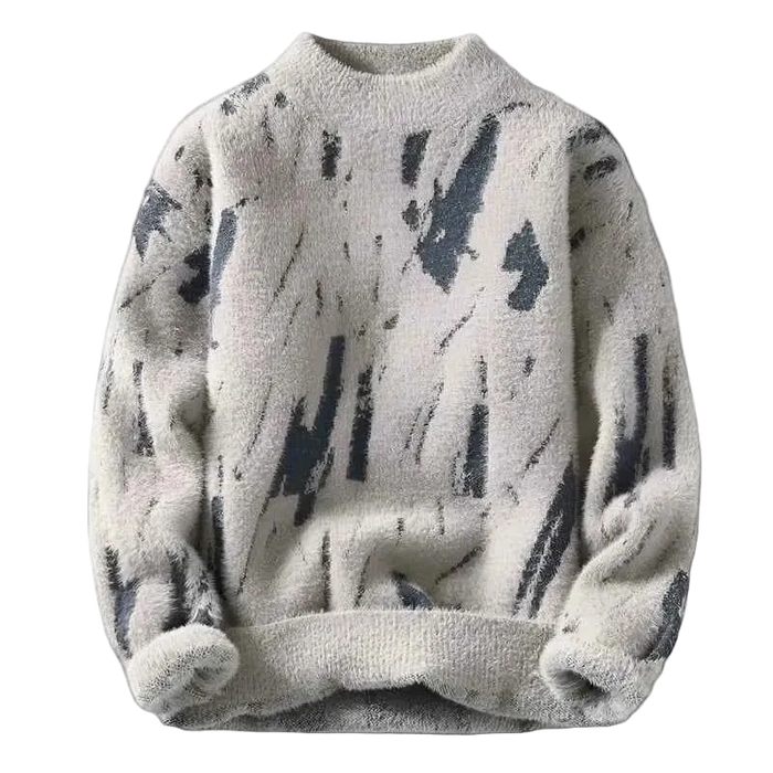 Fashion Sweaters/Male Loose Casual Knitted Pullover Round Neck Sweaters M-3XL