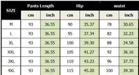 High Waist Letter Embroidered Casual Loose Trousers