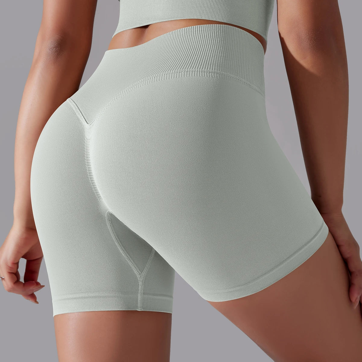 SaneShoppe - High Waist Yoga Shorts - Lift & Sculpt Fitness Butt - Sportswear for Women