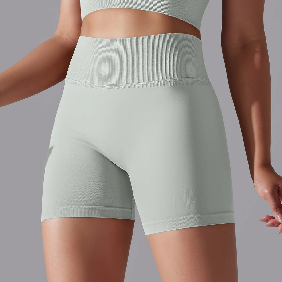 SaneShoppe - High Waist Yoga Shorts - Lift & Sculpt Fitness Butt - Sportswear for Women