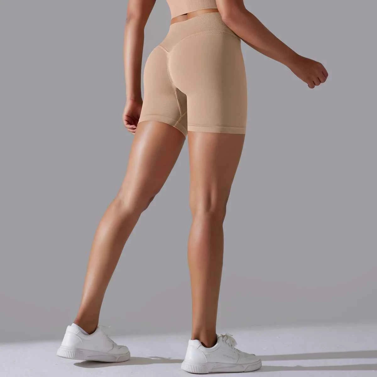 High Waist Yoga Shorts - Lift & Sculpt Fitness Butt - Sportswear for Women