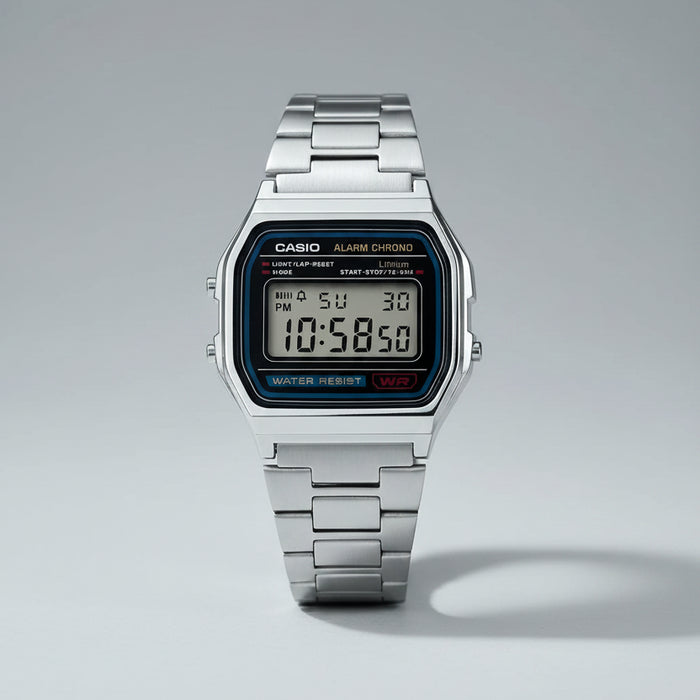 CASIO  Vintage Digital Watch Men Women Stainless Steel Band Waterproof Wristwatch Casual Daily Party Festival Birthday Gif