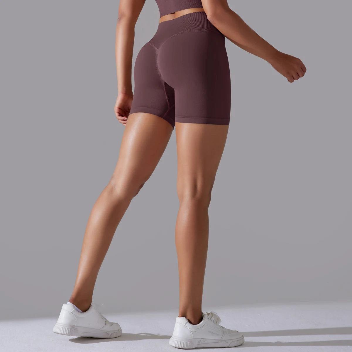 SaneShoppe High Waist Yoga Shorts - Lift & Sculpt Fitness Butt - Sportswear for Women