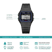 Casio F91W Series Fashionable Simple Retro Small Square LCD Display Waterproof Quartz Watch Trendy Versatile Electronic Watch