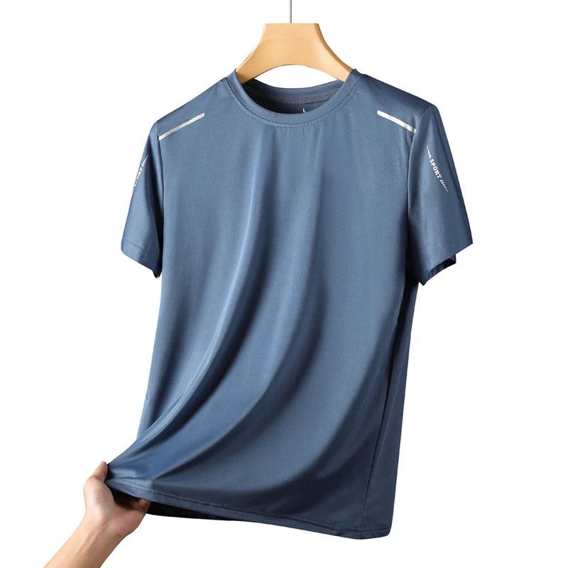 SaneShoppe-Men's Quick Dry Hiking T-shirt for Outdoor Sports by CHRLCK