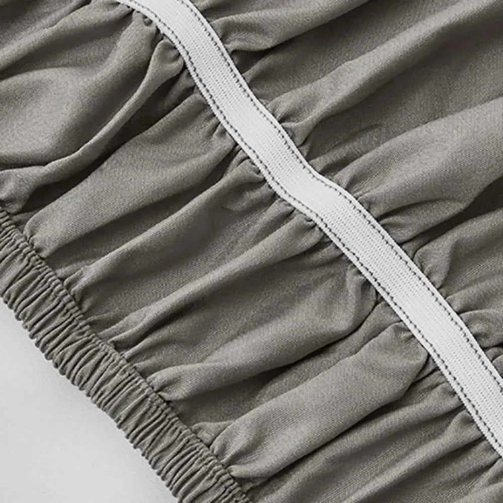 Bed Skirt Ruffles Wrap Around Style Elastic Washable Bed Dust Cover Solid Color Bed Protector for Hotels