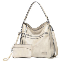 Women Designer Shoulder Bags - Large Leather Shoulder Handbags for Travel & Weekend Outdoor Use