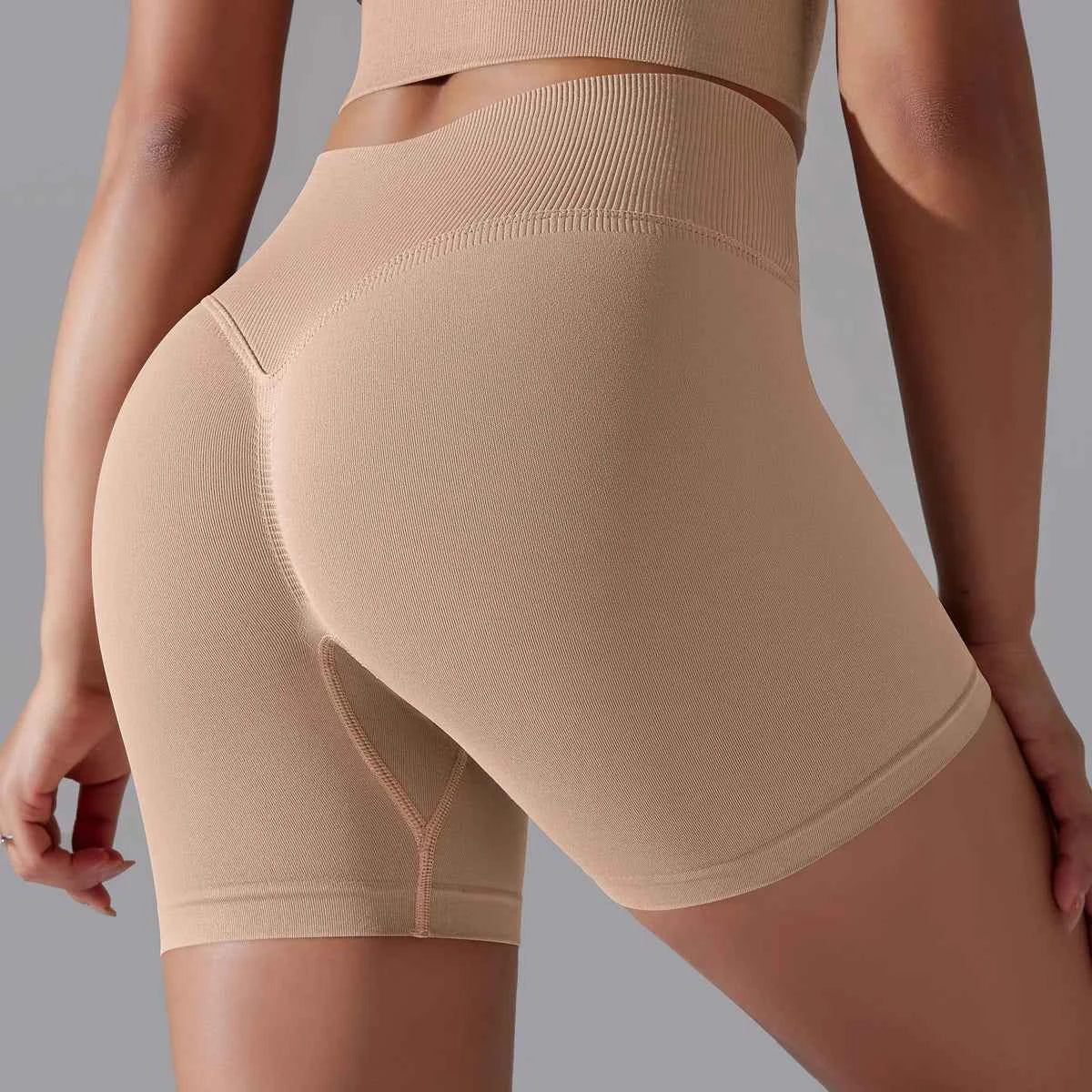 High Waist Yoga Shorts - Lift & Sculpt Fitness Butt - Sportswear for Women