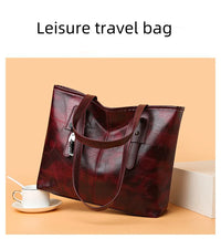 Trendy Large Capacity Tote Bag for Women - Horizontal Square Zipper Single Shoulder Handbag
