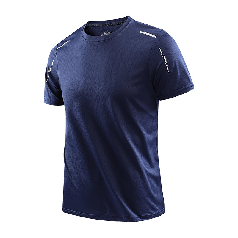 SaneShoppe-Men's Quick Dry Hiking T-shirt for Outdoor Sports by CHRLCK