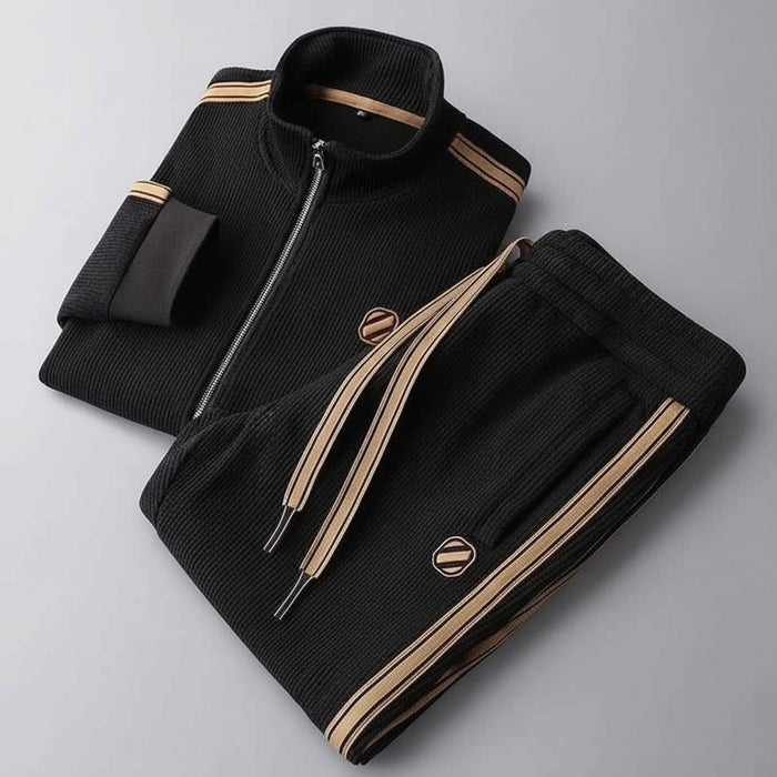 Autumn Sports Men Sets Suit for Men Zipper Hooded Cardigan Jacket Straight leg Sweatpants two-piece Set