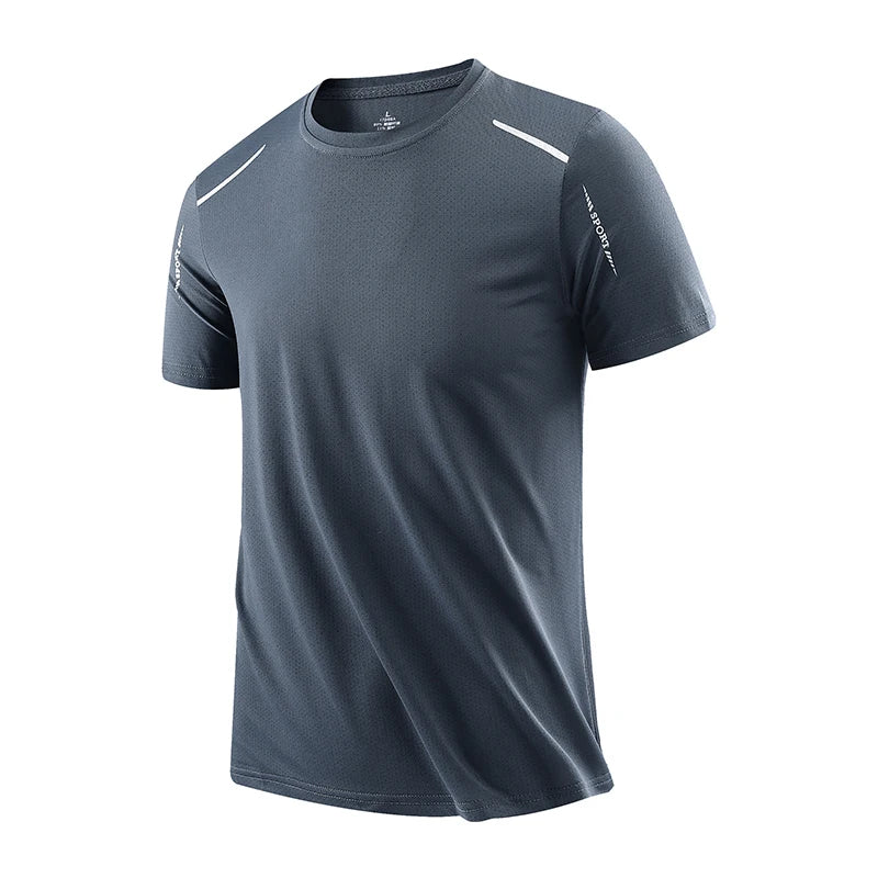 SaneShoppe-Men's Quick Dry Hiking T-shirt for Outdoor Sports by CHRLCK