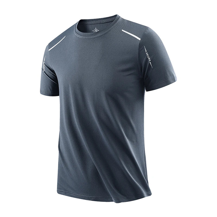 SaneShoppe-Men's Quick Dry Hiking T-shirt for Outdoor Sports by CHRLCK