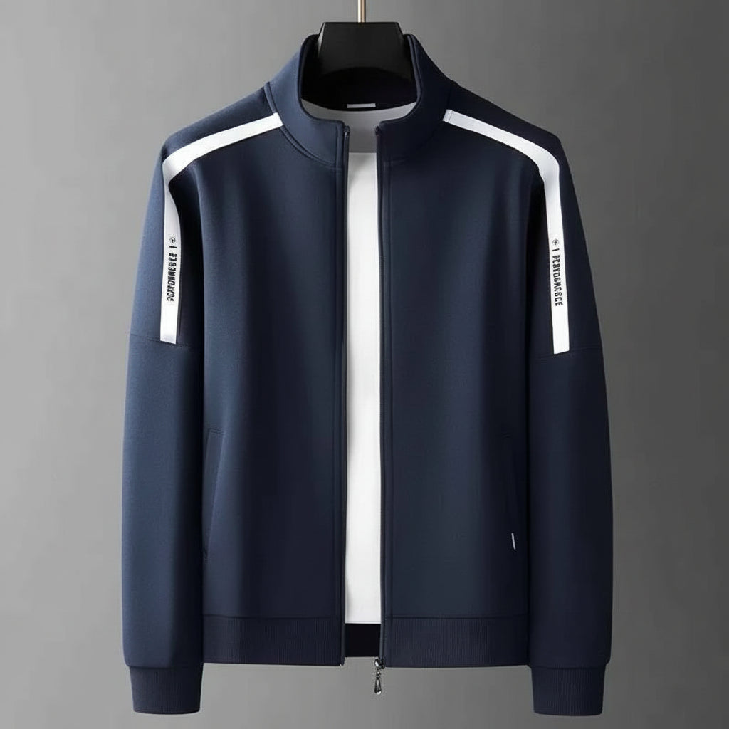 Spring Autumn New Men's Cotton Sports Suit Stand Collar Sweatshirt Casual Stylish Cardigan Jacket Pants Men sets