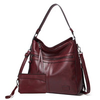 Women Designer Shoulder Bags - Large Leather Shoulder Handbags for Travel & Weekend Outdoor Use