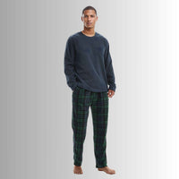 Green Long-Sleeve Fleece Pyjama Sets for Ultimate Comfort and Style