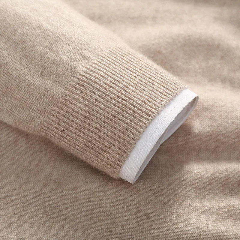 SaneShoppe-Men's Cashmere Autumn Winter Pullover Warm Sweater