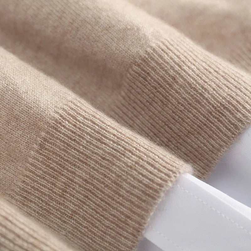 SaneShoppe-Men's Cashmere Autumn Winter Pullover Warm Sweater