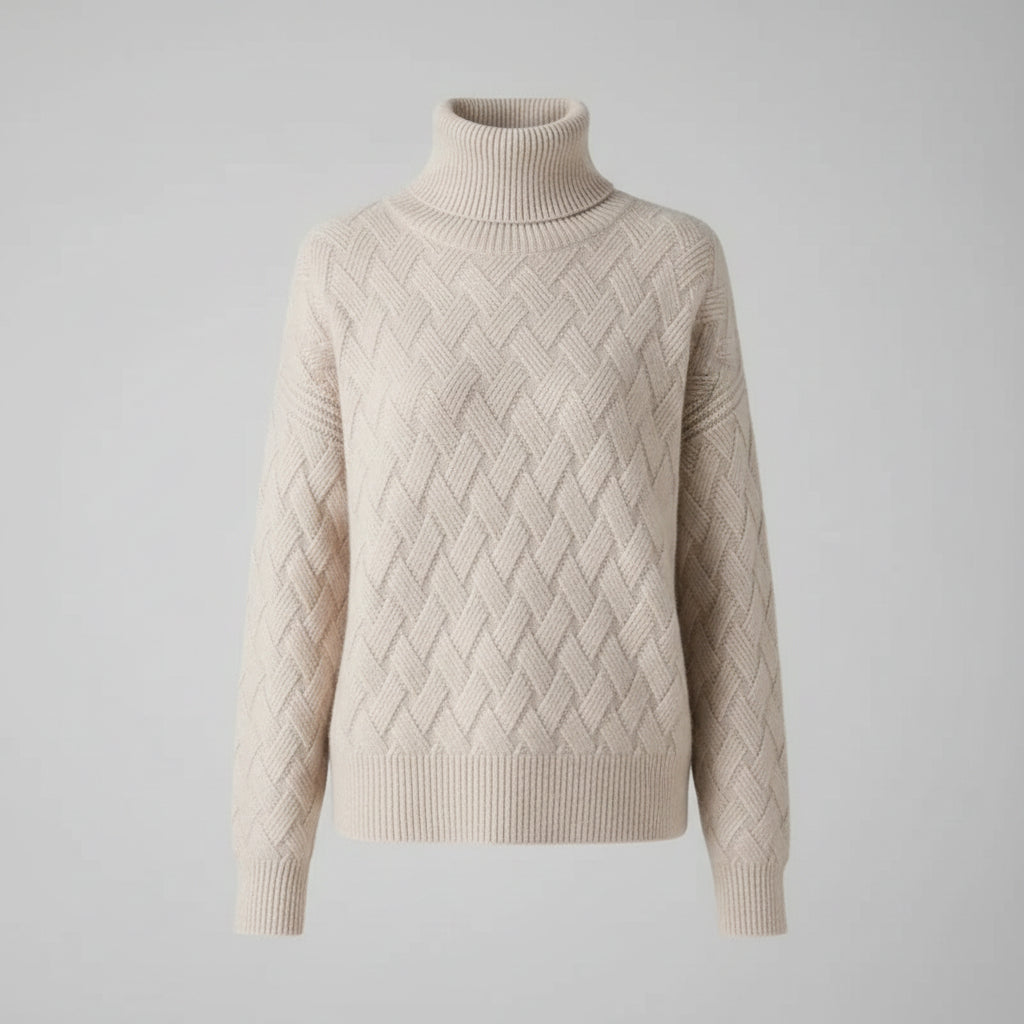 SaneShoppe-2024 Winter Women's Cashmere Oversized Sweater Pullover Long Sleeve S-3XL