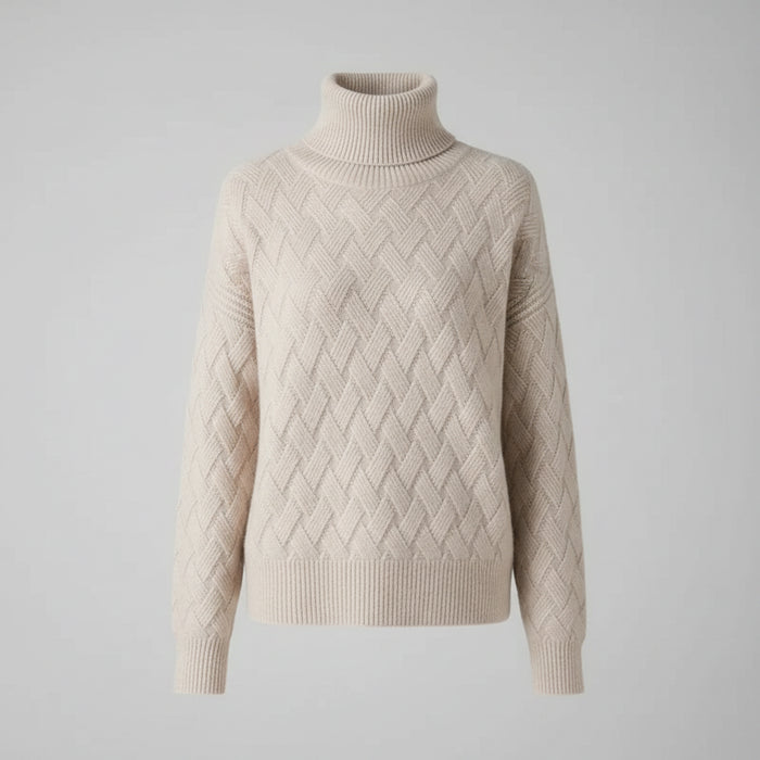 SaneShoppe-2024 Winter Women's Cashmere Oversized Sweater Pullover Long Sleeve S-3XL