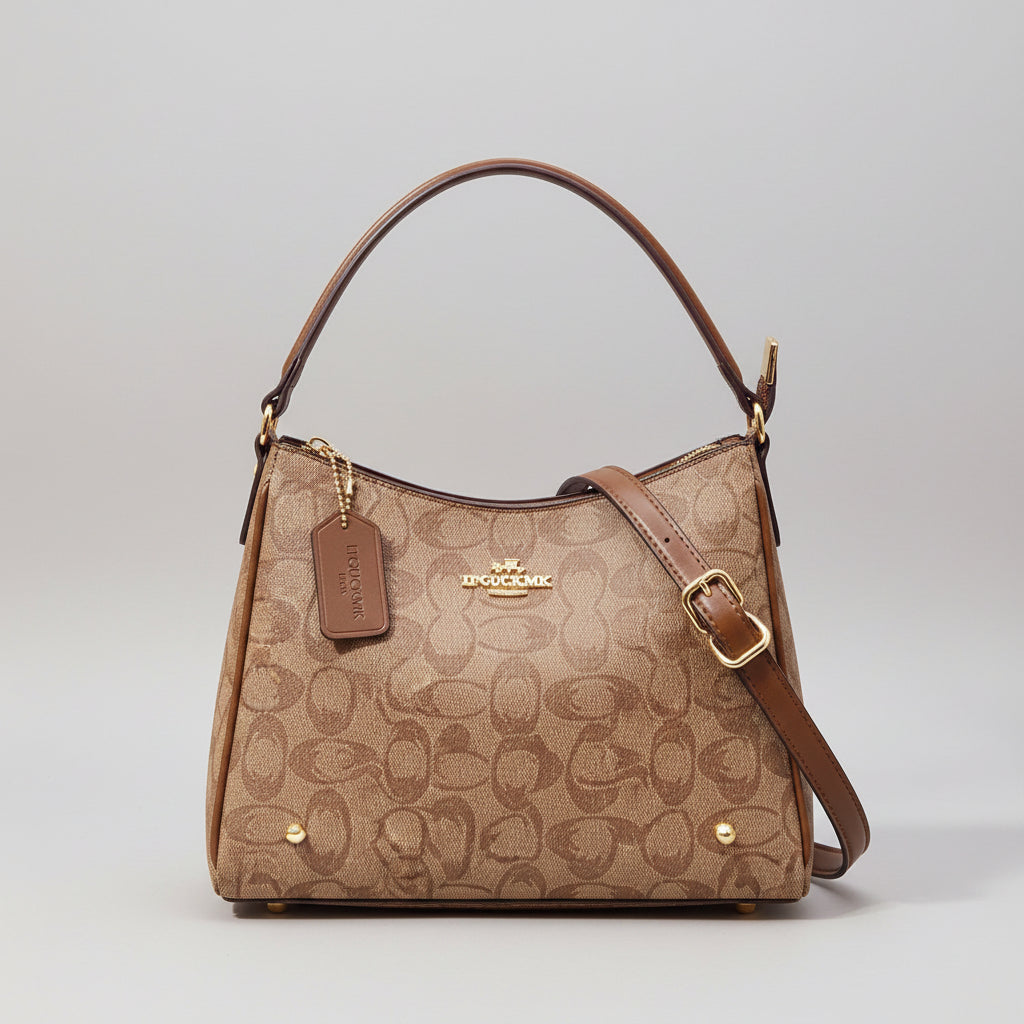 SaneShoppe - 2025 Geometric Print Women's Crossbody Bag PU Leather Elegant Ladies Shoulder Bag Classic Commuter Clutch luxury designer bags