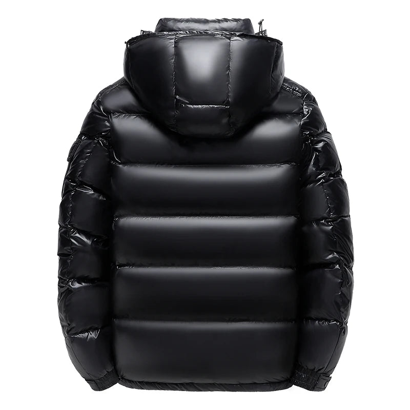 SaneShoppe - 2025 Winter New Goose Down Jacket Coat Thickened Warm Goose Down Content 90% Male Female High Quality Fabric