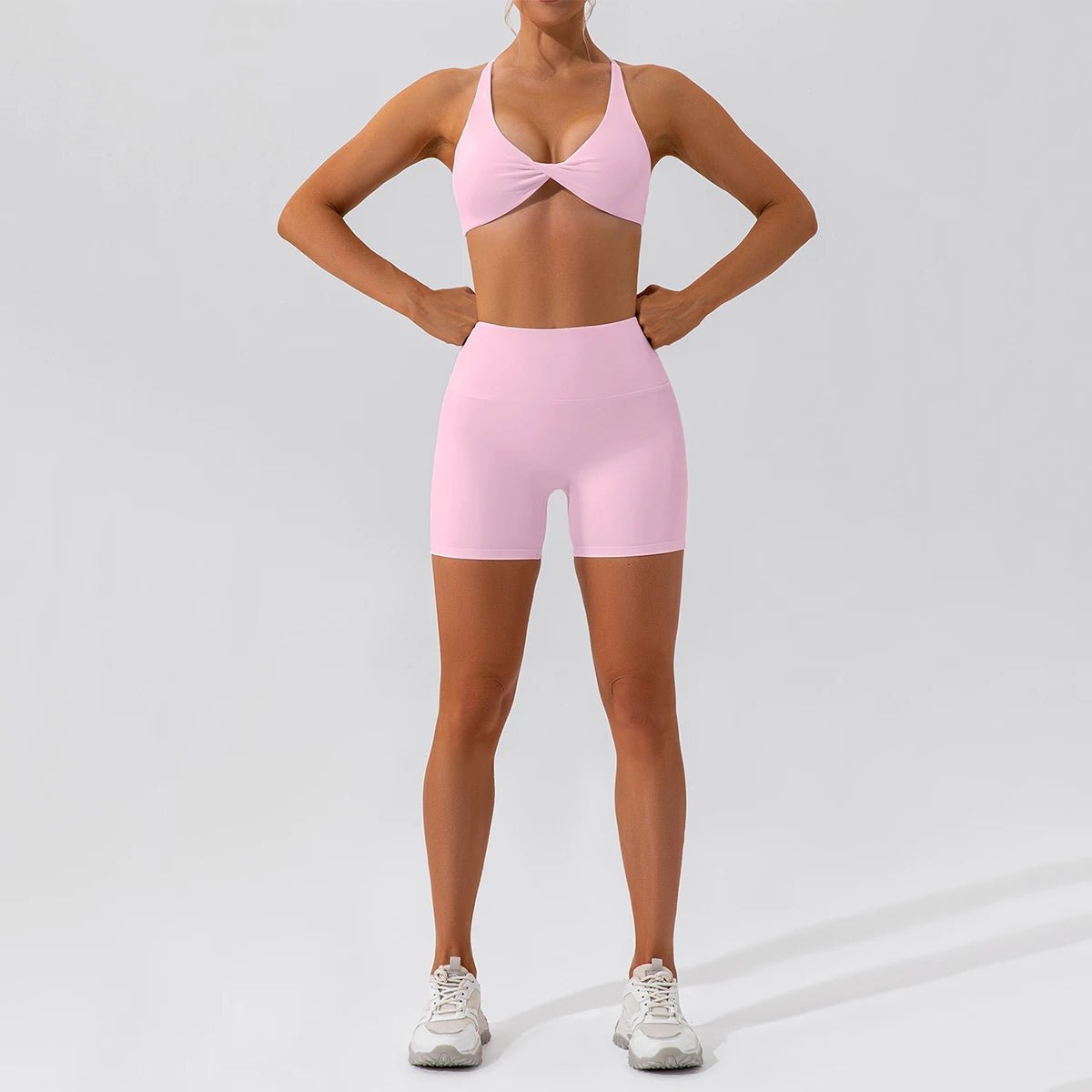 SaneShoppe-Women's Yoga Gym Set 2PCS Quick-Drying Sports Suit Long Sleeve Running Workout