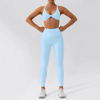 SaneShoppe-Women's Yoga Gym Set 2PCS Quick-Drying Sports Suit Long Sleeve Running Workout