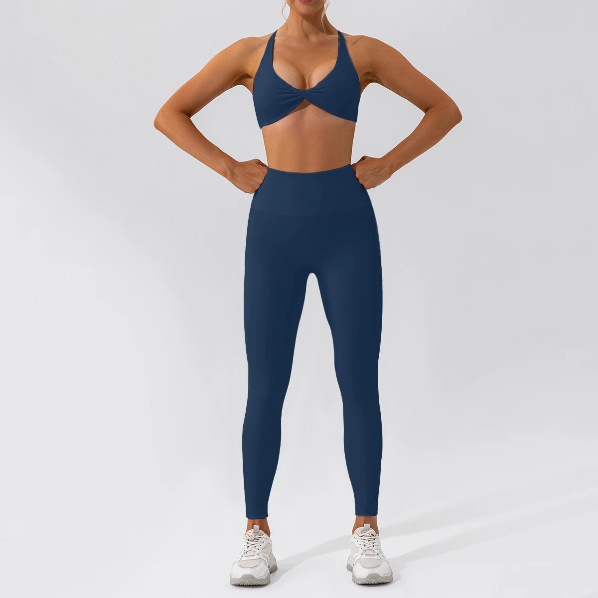 SaneShoppe-Women's Yoga Gym Set 2PCS Quick-Drying Sports Suit Long Sleeve Running Workout
