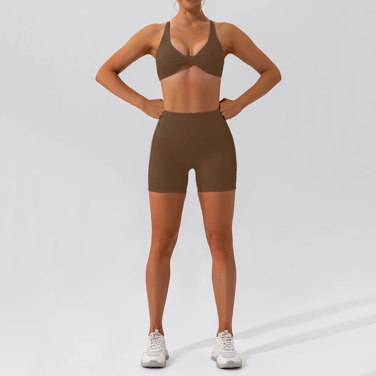 SaneShoppe-Women's Yoga Gym Set 2PCS Quick-Drying Sports Suit Long Sleeve Running Workout