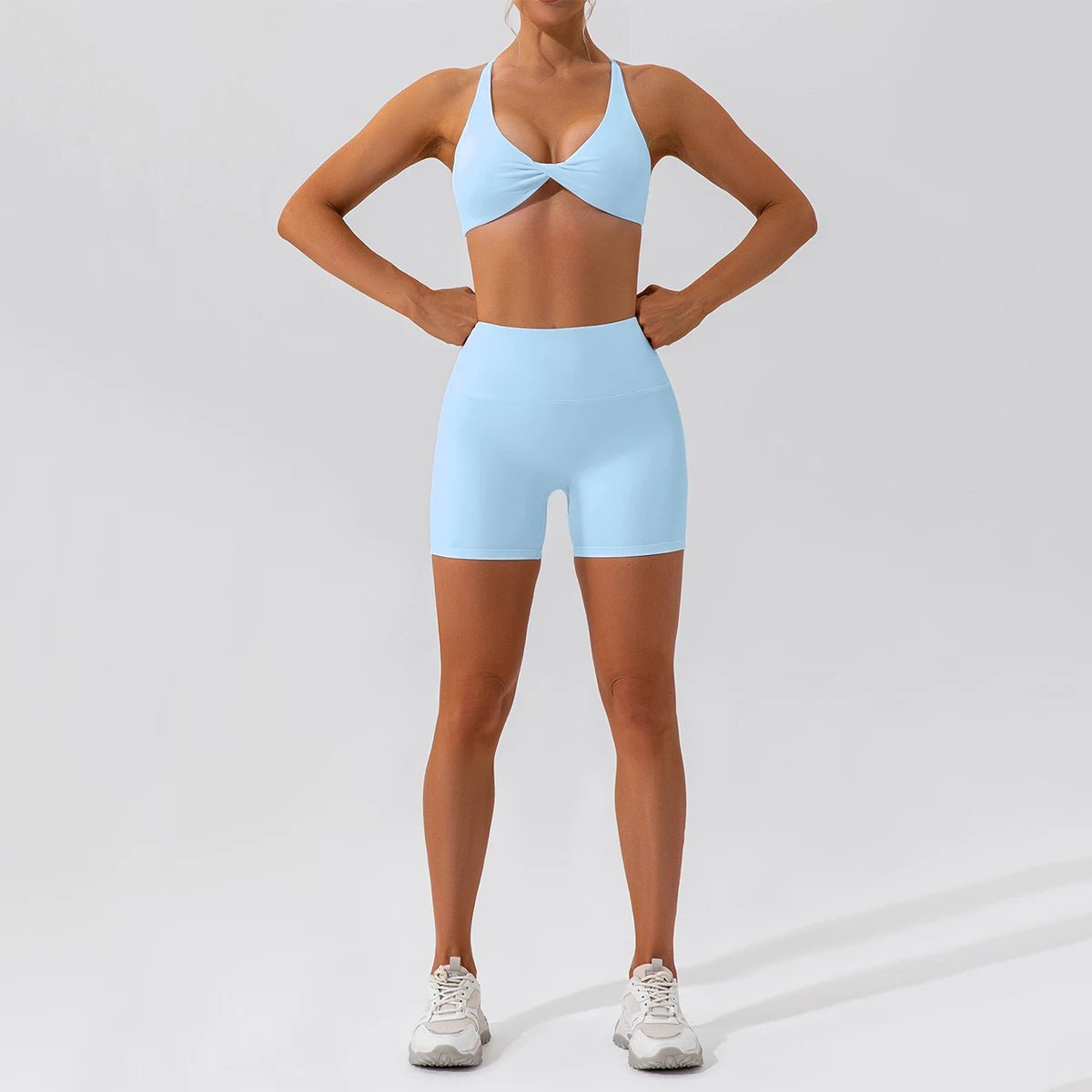 SaneShoppe-Women's Yoga Gym Set 2PCS Quick-Drying Sports Suit Long Sleeve Running Workout
