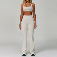 SaneShoppe-Women's Yoga Gym Set - Sports Bra & High Waist Leggings - Fitness Workout Outfit