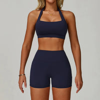 SaneShoppe-Women's Yoga Gym Set - Sports Bra & High Waist Leggings - Fitness Workout Outfit