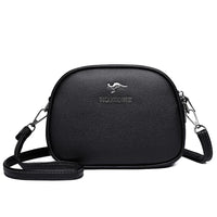 SaneShoppe-Luxury Crocodile PU Leather Women's CrossBody Bag with Zipper Pockets
