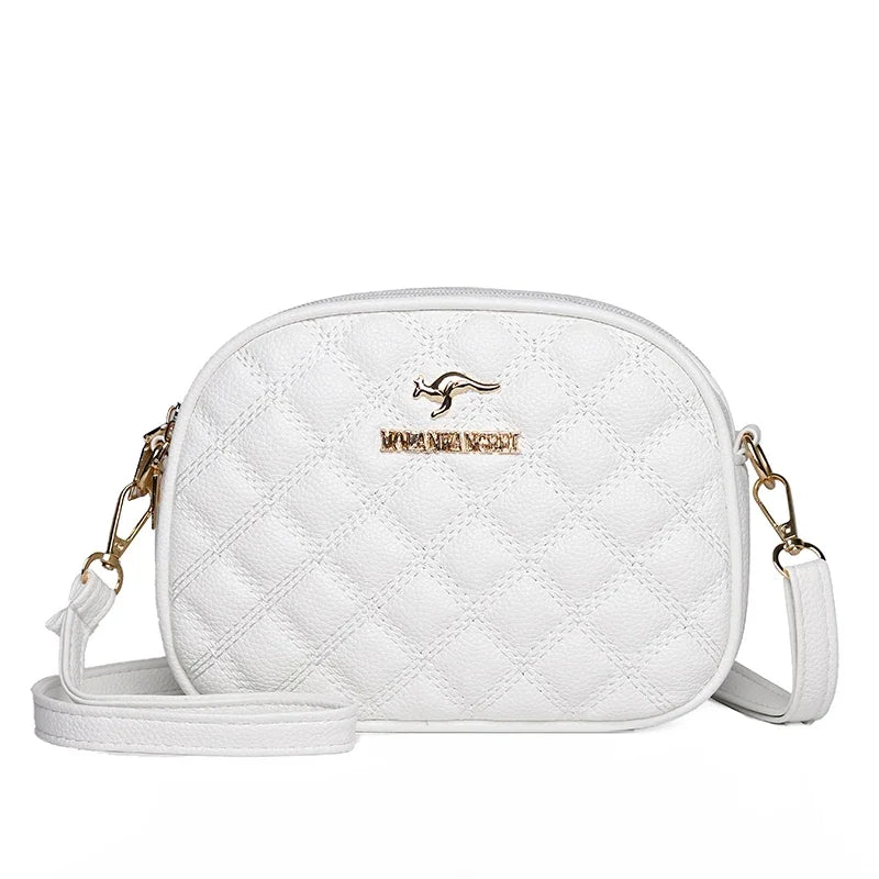 SaneShoppe-Luxury Crocodile PU Leather Women's CrossBody Bag with Zipper Pockets