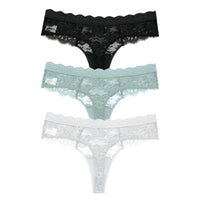 SaneShoppe 3 PCS / Set S - XL Women Sexy Panties G - string Lace Lingerie Bikini 3 PCS / Set S - XL Women Sexy Panties G - string Lace Lingerie Bikini