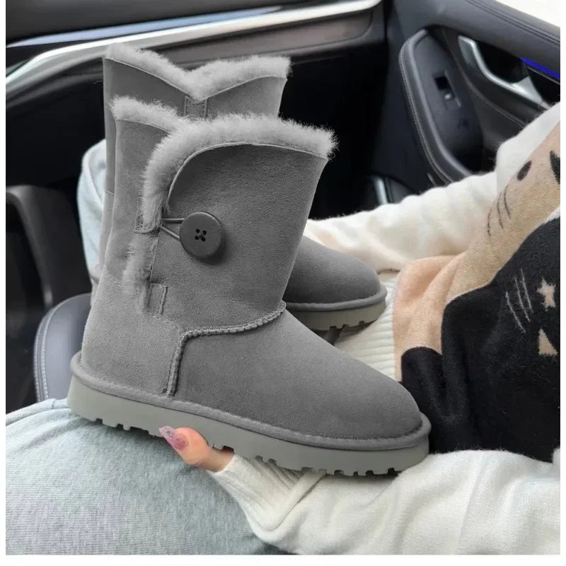 SaneShoppe-Women's Winter Snow Boots - Cozy, Stylish & Comfortable