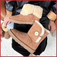 SaneShoppe-Women's Winter Snow Boots - Cozy, Stylish & Comfortable