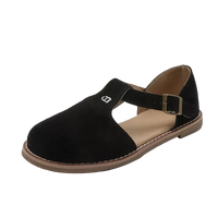 SaneShoppe-Stylish Genuine Leather Hollow Roman Sandals for Women