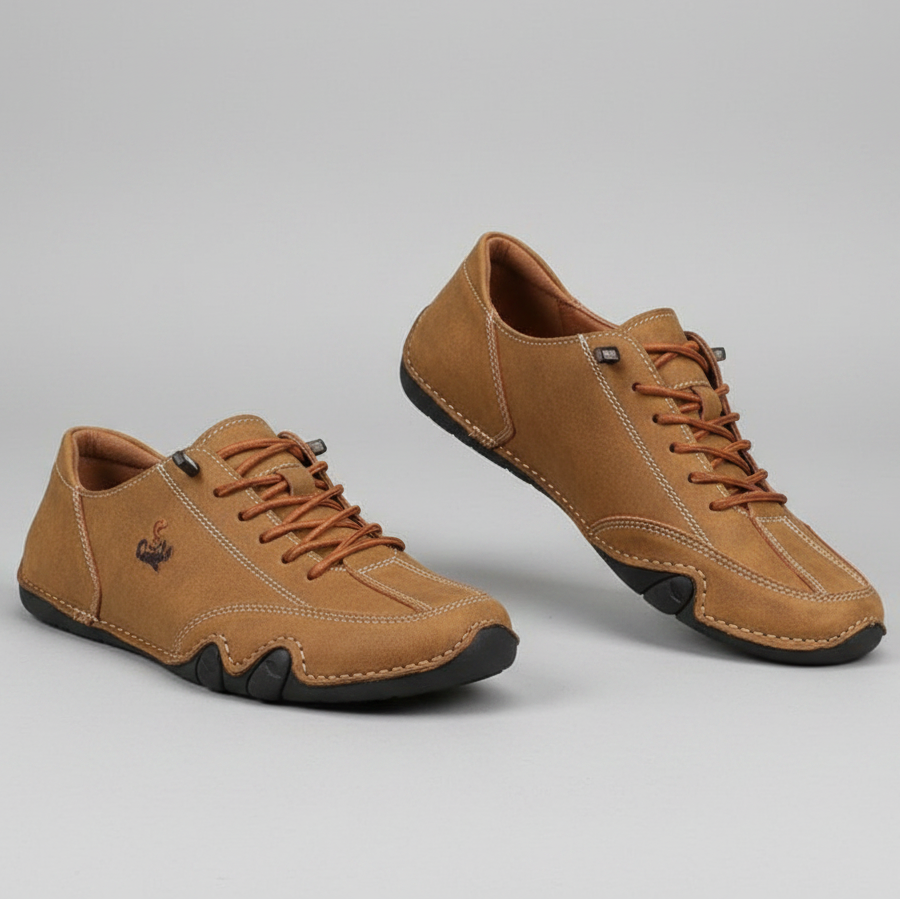 SaneShoppe-Men's Lightweight Fashion Ankle Boots for Casual Walking and Driving