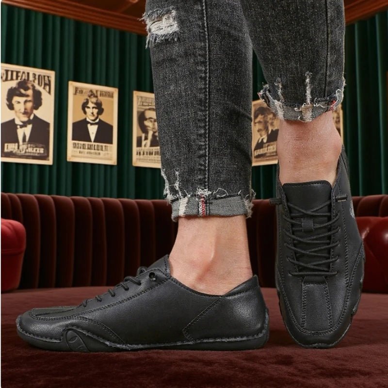 SaneShoppe-Men's Lightweight Fashion Ankle Boots for Casual Walking and Driving