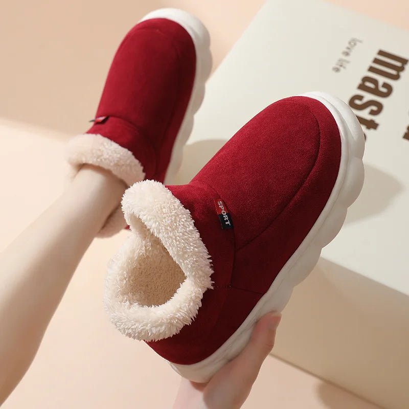 SaneShoppe-Asgard Winter Cozy Slippers For Women Men - Anti-skid Fur Snow Boots