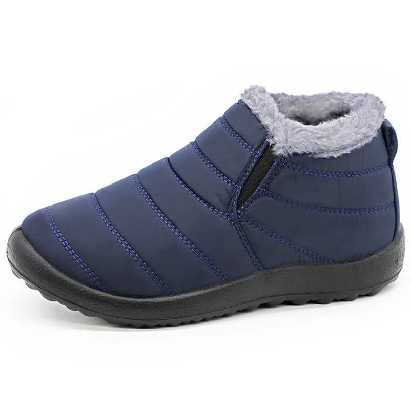 SaneShoppe - Boots Men Snow Outdoor Mens Fur Shoes Men's Winter Boots Hiking Ankle Boots Waterproof Men Shoes Work Shoes Footwear