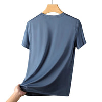 SaneShoppe - CHRLCK Men's Running Quick Drying T-shirts Breathable Hiking Fishing Tees Soft Elasticity Outdoor Sports Short Shirt Summer