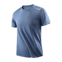 SaneShoppe - CHRLCK Men's Running Quick Drying T-shirts Breathable Hiking Fishing Tees Soft Elasticity Outdoor Sports Short Shirt Summer