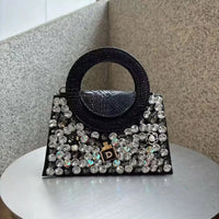 SaneShoppe-Fashionable Rhinestone Handbag for Women | Designer Brand Crossbody Bag